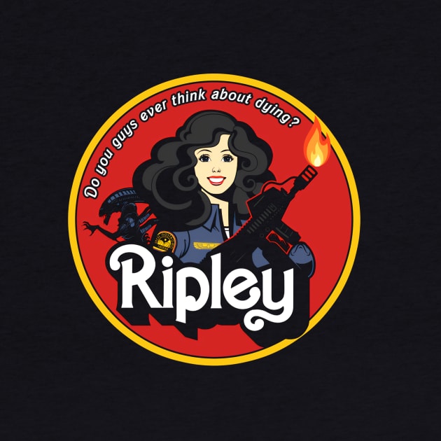 Ripley Barbie (Black Print) by Miskatonic Designs